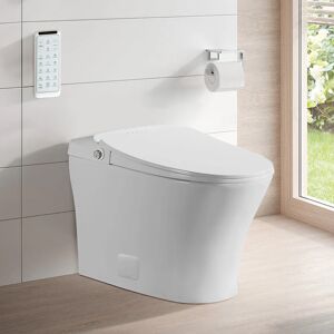 Homary Tankless Smart One-Piece Floor Mounted Automatic Toilet Self Clean Smart Toilet