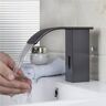 Homary Milly Waterfall Automatic Sensor Hot & Cold Bathroom Sink Faucet Touchless Antique Black