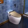 Homary Modern Smart Toilet One-Piece 1.27 GPF Floor Mounted Elongated Toilet and Bidet Seat