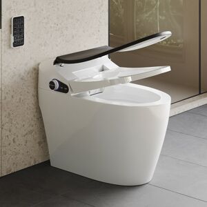 Homary Elongated One-Piece Smart Toilet 1.28 GPF Floor Mount Modern Smart Toilet