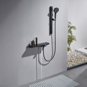 Homary 4-Spray Hand Shower with Slide Bar Handheld Shower with High Pressure Spray