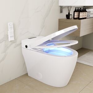 Homary One-Piece Floor Mounted Smart Toilet 1.32 GPF Bidet Toilet with Automatic Flushing Hynova AX4