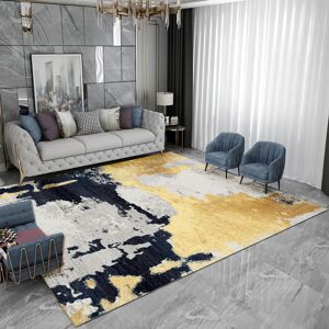 Homary 6' x 9' Modern Abstract Painting Multi-colored Rectangle Area Nylon Rug Homary 6' x 9' Modern Abstract Painting Multi-colored Rectangle Area Nylon Rug