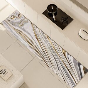 Homary 2'X 8' Luxury abstract Runner Washable Rug with Marble Pattern Carpet for Hallway & Kitchen Homary 2'X 8' Luxury abstract Runner Washable Rug with Marble Pattern Carpet for Hallway & Kitchen