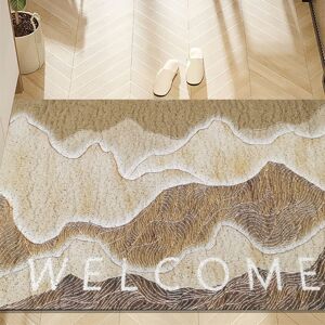 Homary 2' x 3' Natural Scenery Morden Novelty Non-slip Front Door Mat PVC Entryway Rug Homary 2' x 3' Natural Scenery Morden Novelty Non-slip Front Door Mat PVC Entryway Rug