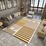 Homary Artistic Geometric 6' x 9' Faux Cashmere Indoor Area Rug For Living Room Bedroom