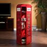 Homary Phone Booth-Shaped Retro Kid's Bookcase England Style