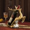 Homary Golden Deer Wine Bottle Holder Resin Wine Rack Modern Cabinet Decoration