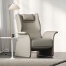 Homary Modern Recliner Armchair with Adjustable Backrest Faux Leather Accent Chair Living Room