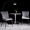 Homary Modern Upholstered Dining Chair Dining Room Chair (Set of 2) in Gray