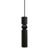 Homary Mini Cylinder Single-Light Minimalist Pendant Light in Black