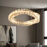 Homary Glam Golden Ring Led Crystal Pendant Chandelier Lights for Living Room Home Deco