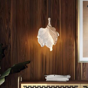 Homary Modern 1-Light Pendant Light LED Gold Leaf Shaped Lighting