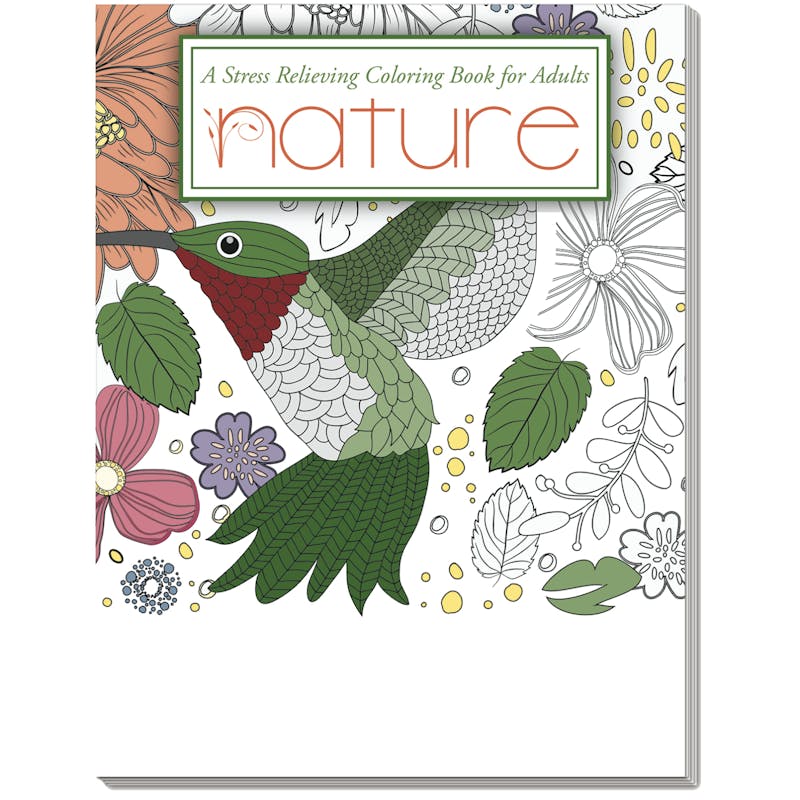 Adult Coloring Books - 24 Pages  Nature