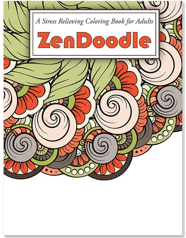 Adult Coloring Books - 24 Pages  Zen