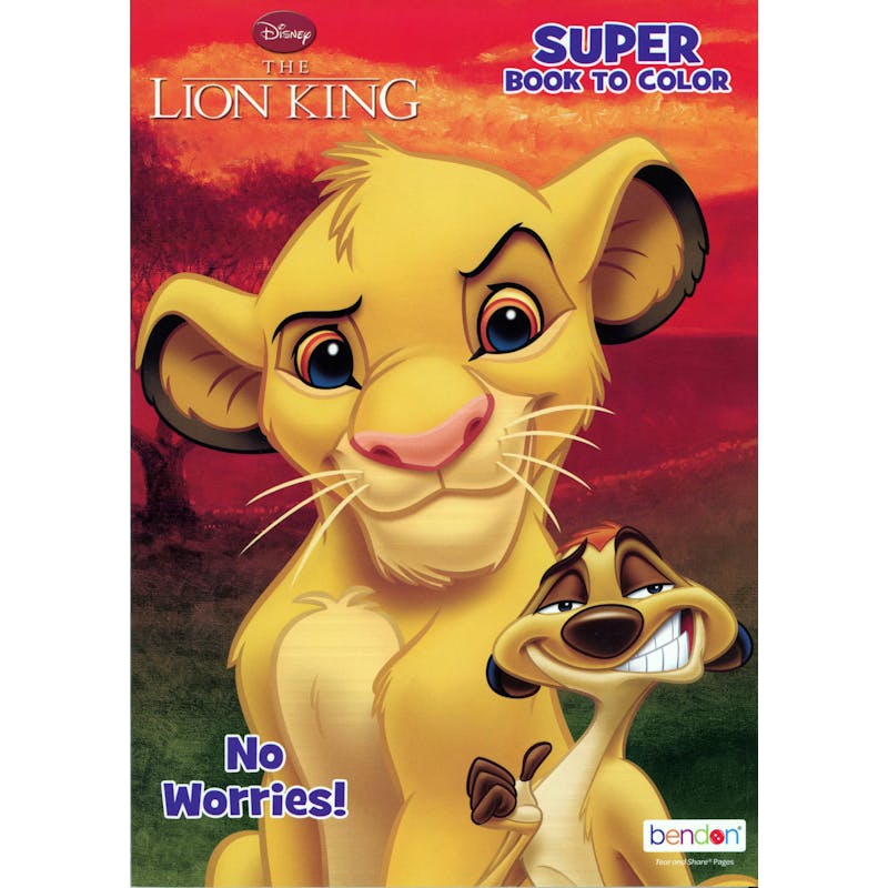 Lion King Coloring Books - 80 Pages