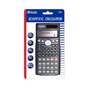 Scientific Calculator - 240 Function  Slide-On Case  Solar & Battery