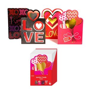 Valentine Jumbo Cards - Envelopes  Floor Display