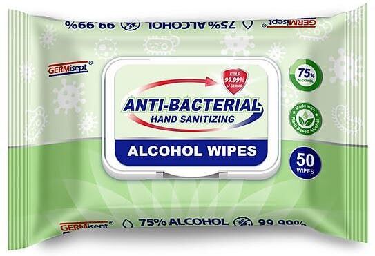 Disinfecting Wipes - 75% Alcohol  50-Count