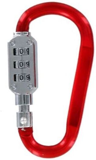 Combination Lock Carabiners - 3 Colors