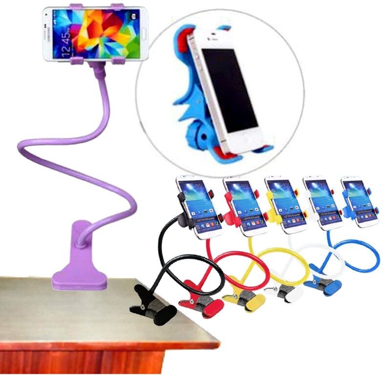 Phone Holder Clamps - Assorted Colors  48 Piece Display