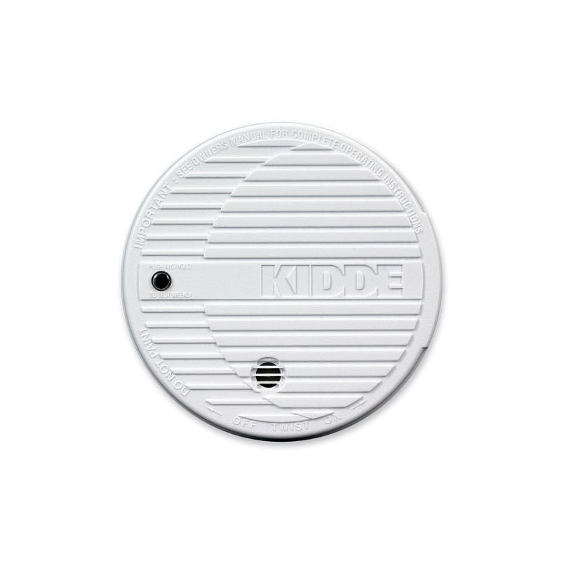 Fire and Smoke Alarms - 9V Battery Included  White