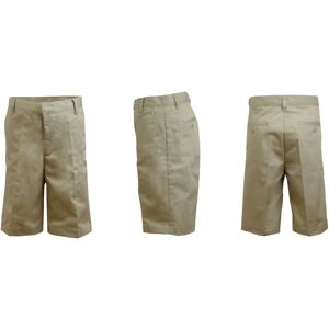 Boys' Uniform Shorts - Size 20  Khaki  Flat Front