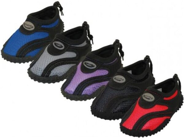 Toddler's Water Shoes - Size 5-10  Assorted Colors  36 Pairs