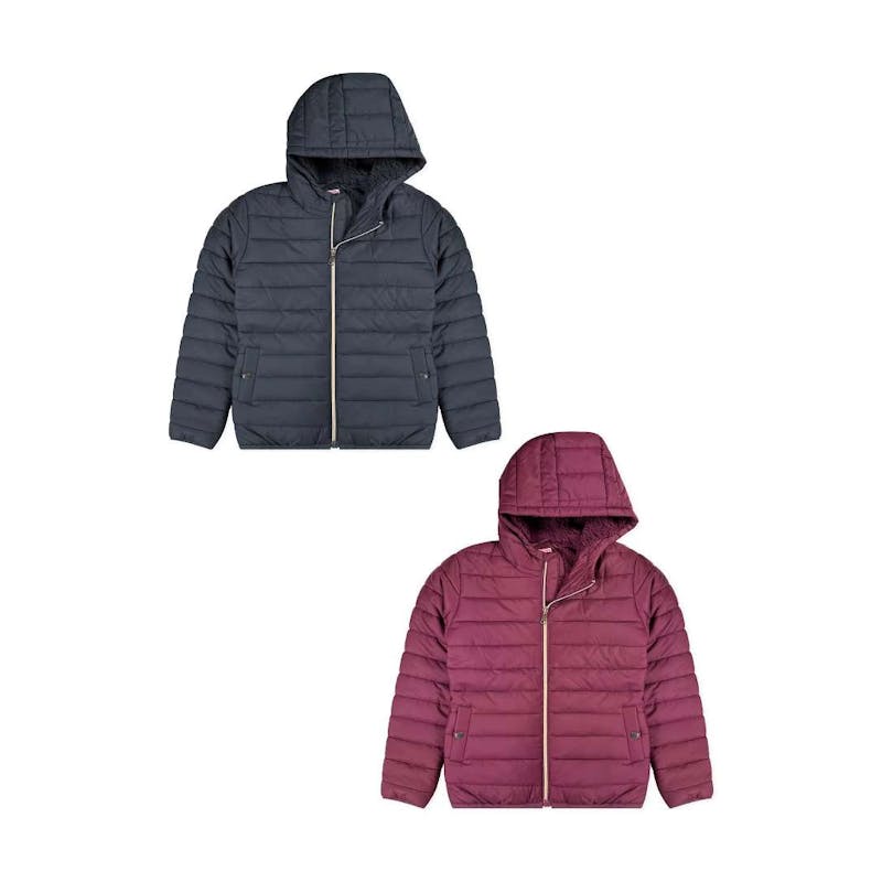 Girls' Winter Jackets - Size 4-6X  Sherpa Lining