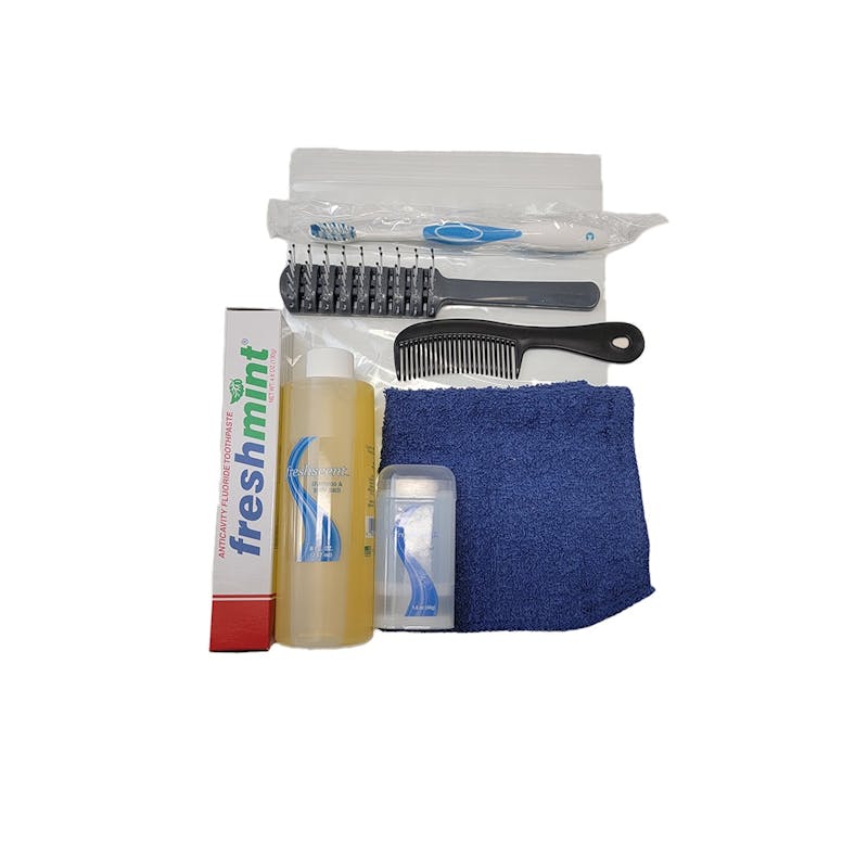 Adult Hygiene Kits - Preassembled  Assorted  Mint
