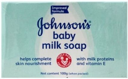 Johnson's Baby Milk Soap - 1 Bar  3.5 oz