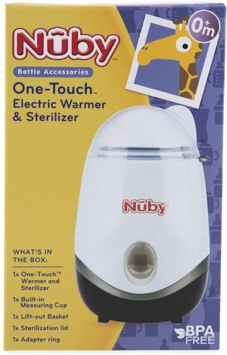 Nuby One-Touch 2-in-1 Electric Baby Bottle Warmer & Sterilizer