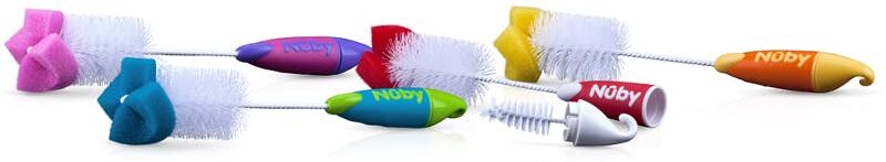 Nuby Bottle/Nipple Brushes - Assorted Colors