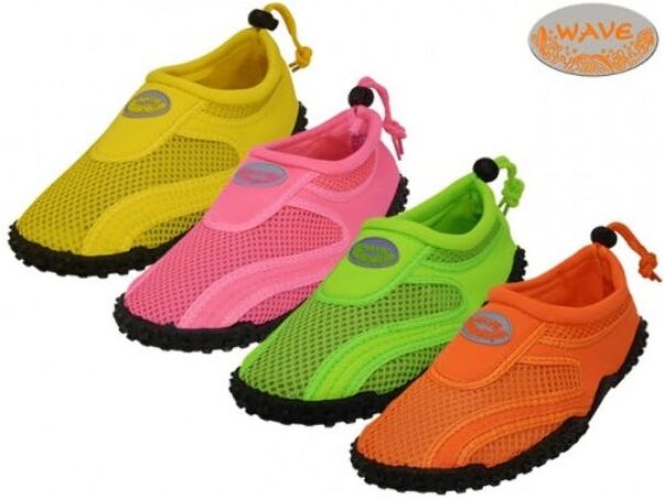 Women's Wave Water Shoes - Sizes 6-11  Assorted Neon Colors