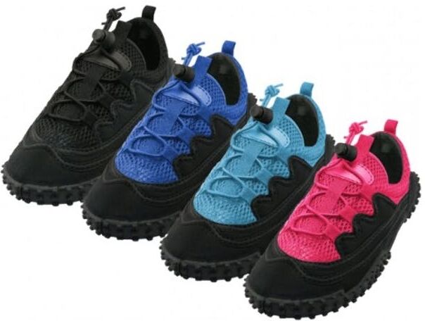 Youth Lace Up Water Shoes - 4 Colors  Sizes 11-4