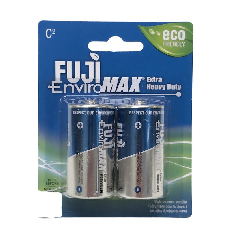 Fuji Enviromax Heavy Duty C Batteries - 2 Pack