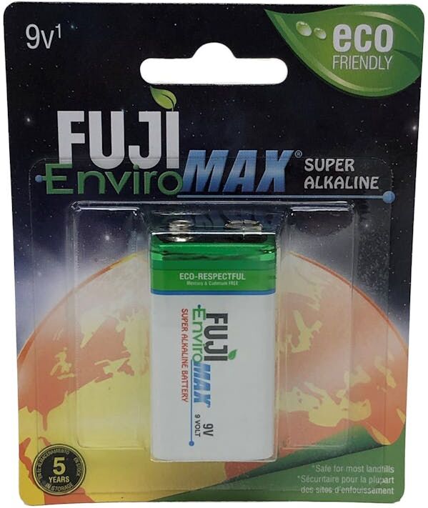 Fuji Enviromax Super Alkaline 9V Battery - Single Pack