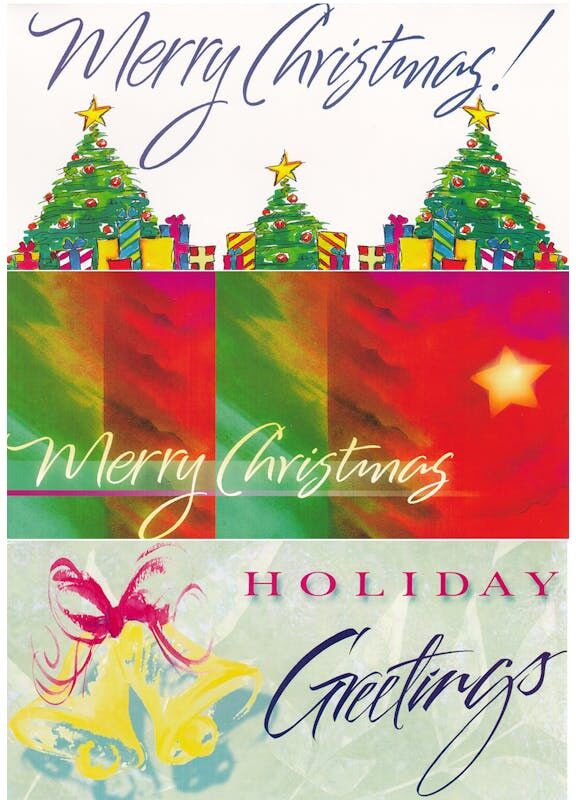 Christmas Money Holder Cards - Assorted