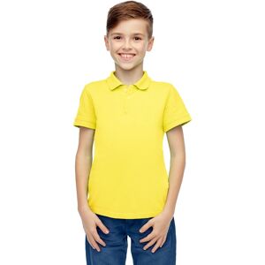 Boys' Uniform Short Sleeve Polo Shirts - Size 4-7  Yellow