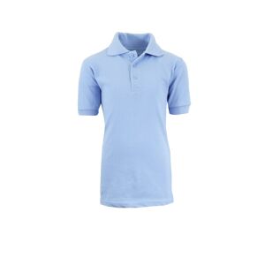 Boys' Uniform Polo Shirts - Light Blue  Short Sleeve  Size 6