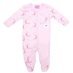 Baby Girls' Knit Sleep N Play - 0-9 Mos.  Pink Clouds