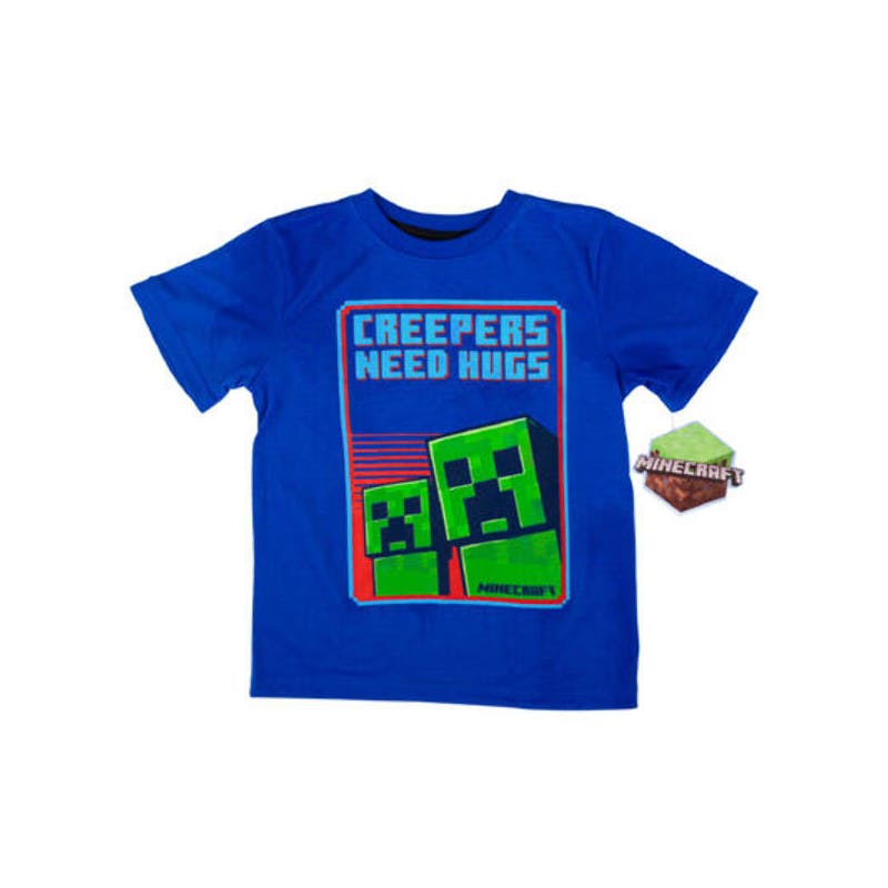 Kids' Minecraft T-Shirts - "Creepers Need Hugs"