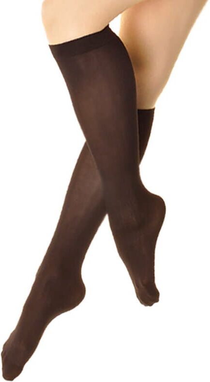 Women's Knee-High Socks - Coffee  One Size