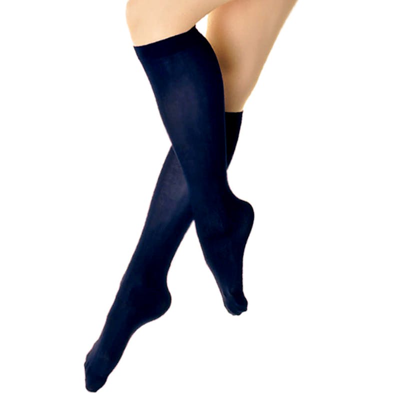 Women's Knee-High Socks - Navy  One Size