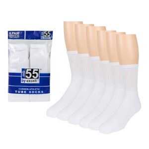 Cushion Athletic Tube Socks - White  Size 10-13