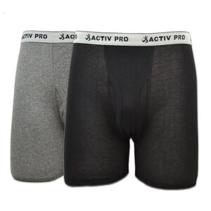 Activ Pro Men's Boxer Briefs - Assorted Colors  S - XL  2 Pack