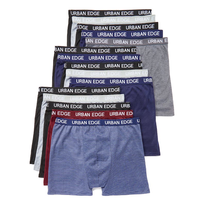 Men's Boxer Briefs - Assorted Colors  M-2XL  15 Pack