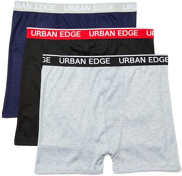 Men's Boxer Briefs - 3 Solid Colors  M-2XL  3 Pack