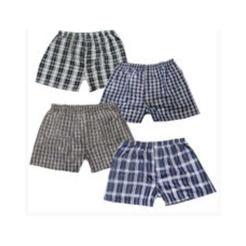 Men's Boxer Shorts -  Plaid   S - XL  3 Pack
