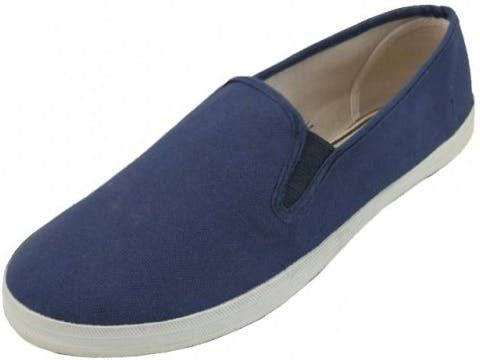 Men's Slip-on Canvas Shoes - Navy  Sizes 7-13